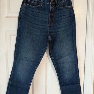LC Lauren Conrad Dark Blue High Rise Skinny Jeans